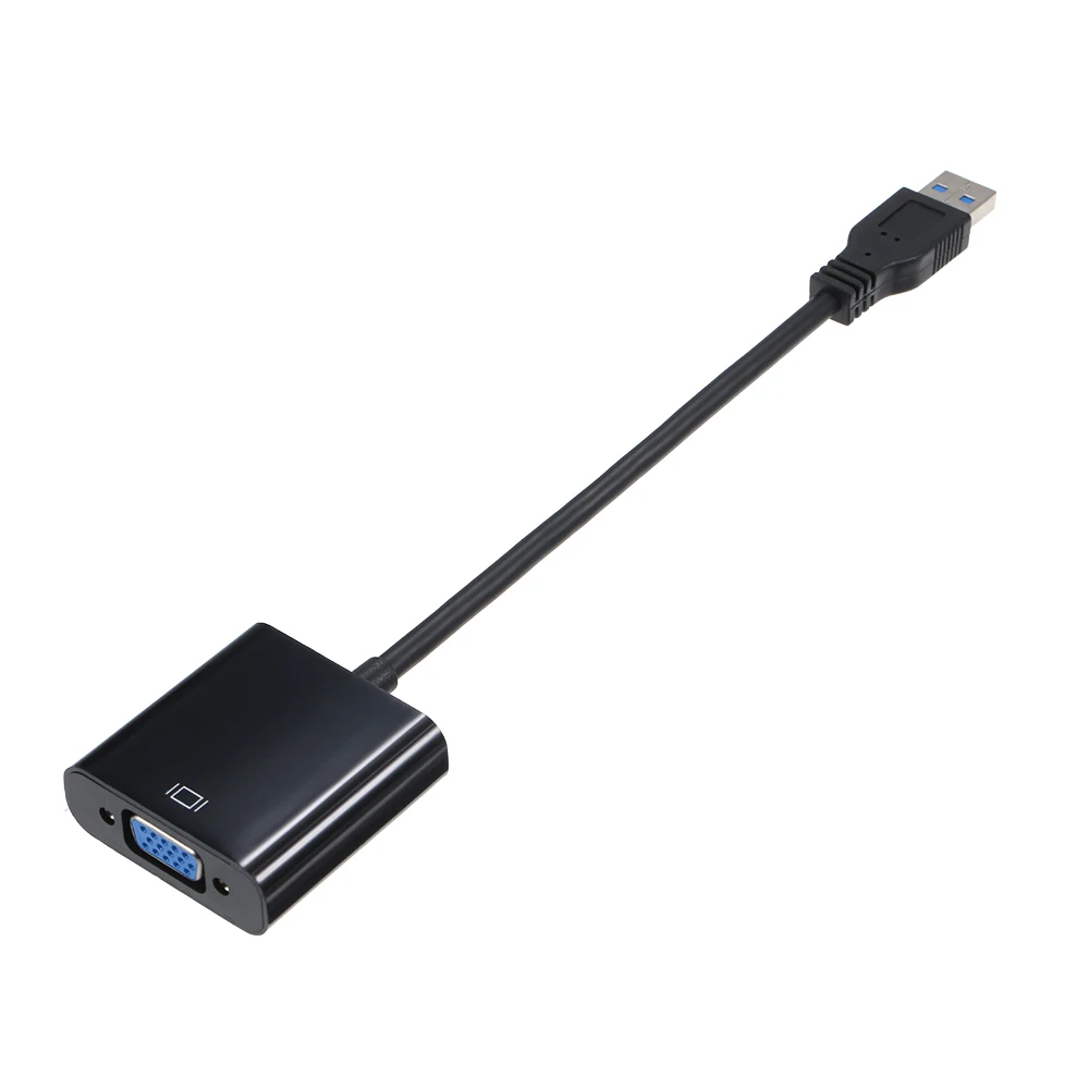Кабель преобразователь USB3.0 в VGA мама 1080p для ПК ноутбука проектора ТВ приставки