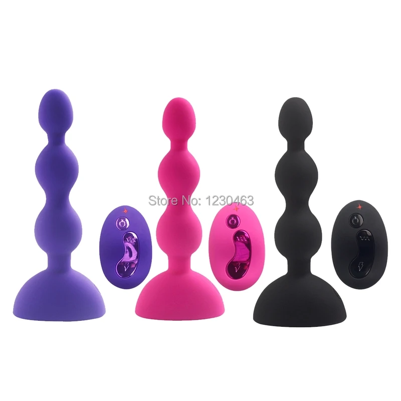 10 скоростей Анальный вибратор G Spot Массажер Стимулятор беспроводной контроль для