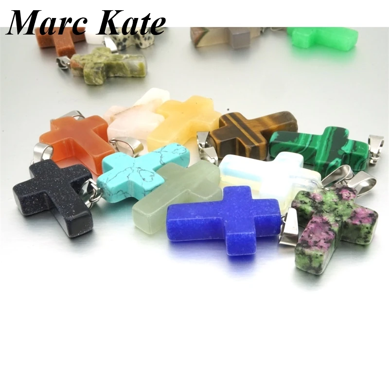 Подвеска из натурального кварца с розовым и фиолетовым тигровым глазом |