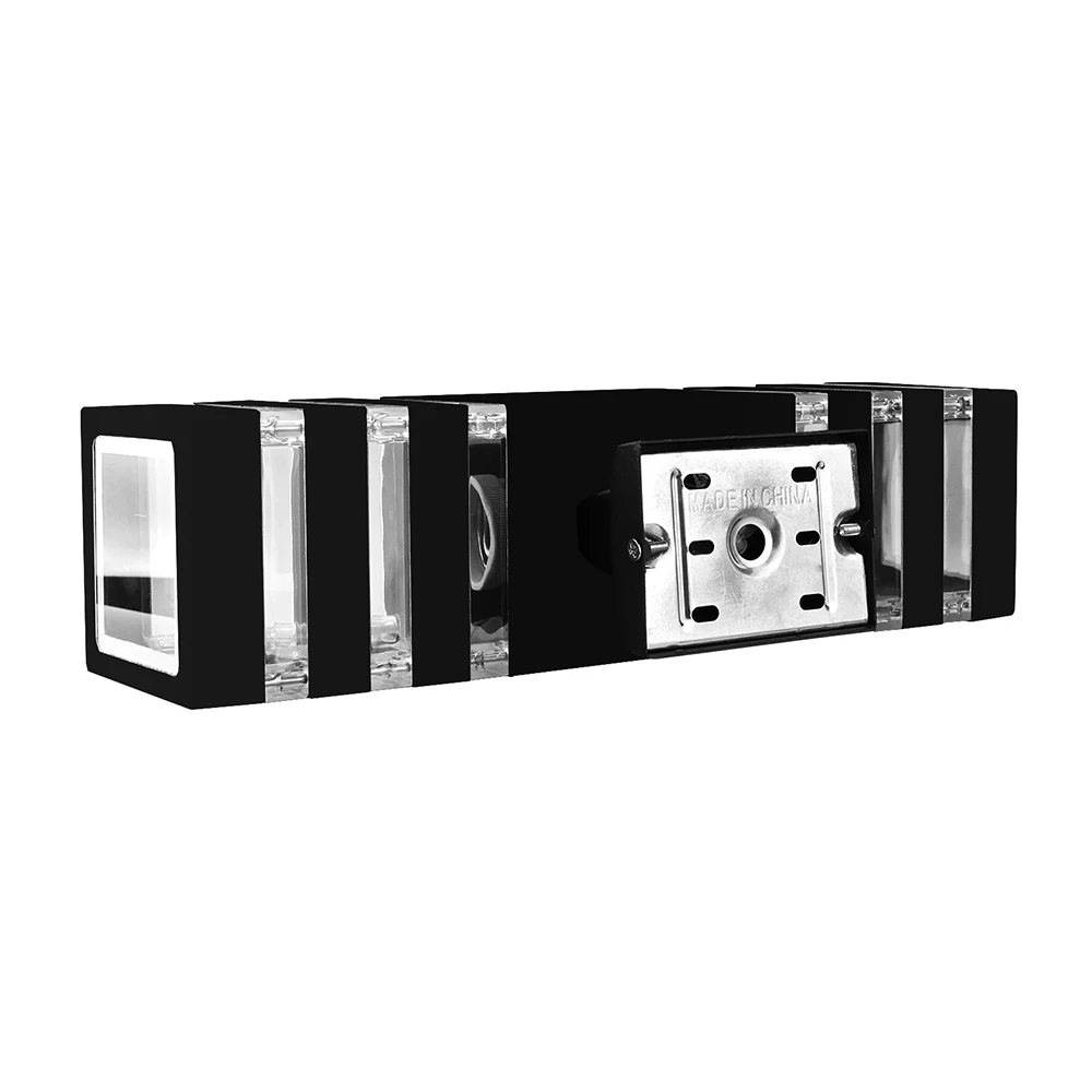 Водонепроницаемый вверх вниз алюминий Cuboid LED Настенные светильники с двойной