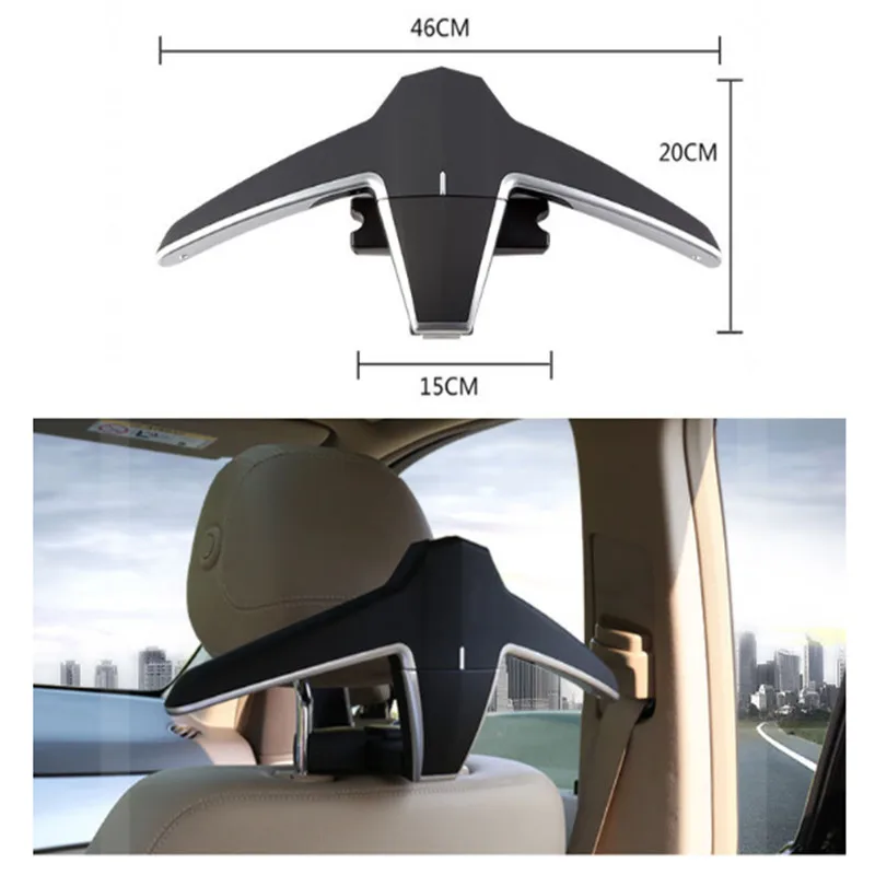 Автомобильная вешалка для пальто ABS на заднее сиденье одежды держатель костюмов