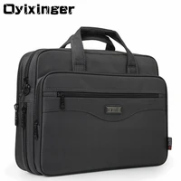 oyixinger men briefcase laptop bags good nylon cloth multifunction waterproof 15 6 handbags business shoulder mens office bags
