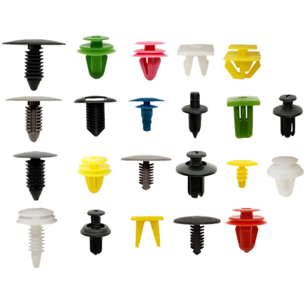 500pcs Universal Mixed 30 Kind Auto PlasticFastener Clip Bumper Fender Trim Plastic Rivet Door Panel Mud Flaps For more Car | Автомобили и