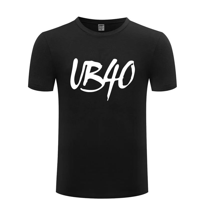 Мужская хлопковая футболка с круглым вырезом и коротким рукавом UB40 | одежда