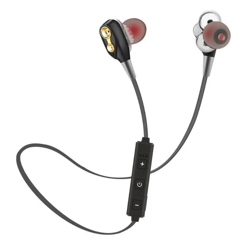 XT 21 Bluetooth наушники с двойными движущимися катушками четырехъядерные мини
