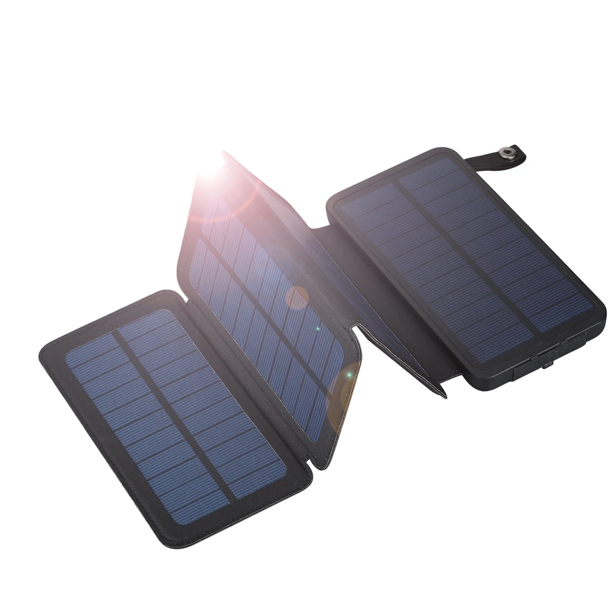Floureon солнечной энергии банк с светодиодный свет 10000 mAh портативный телефон