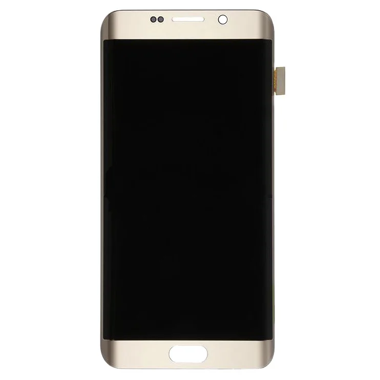 Для Samsung S6 Edge Plus ЖК-экран дигитайзер с рамкой в сборе новый синий/золотой/белый
