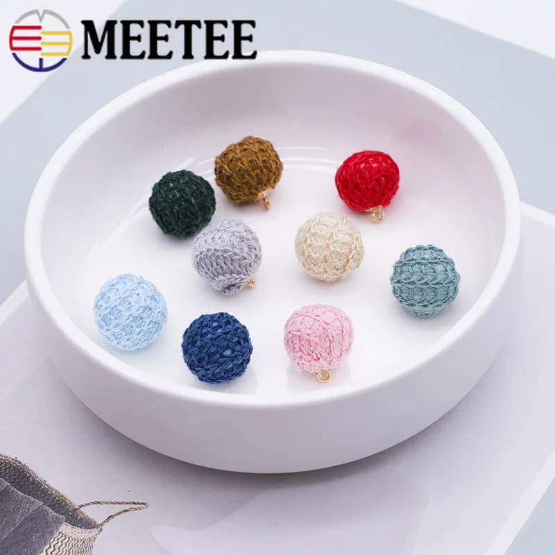 Meetee 10/30 шт. 15 мм простые красивые Закрытая рубашка пуговицы сделай сам Серьги