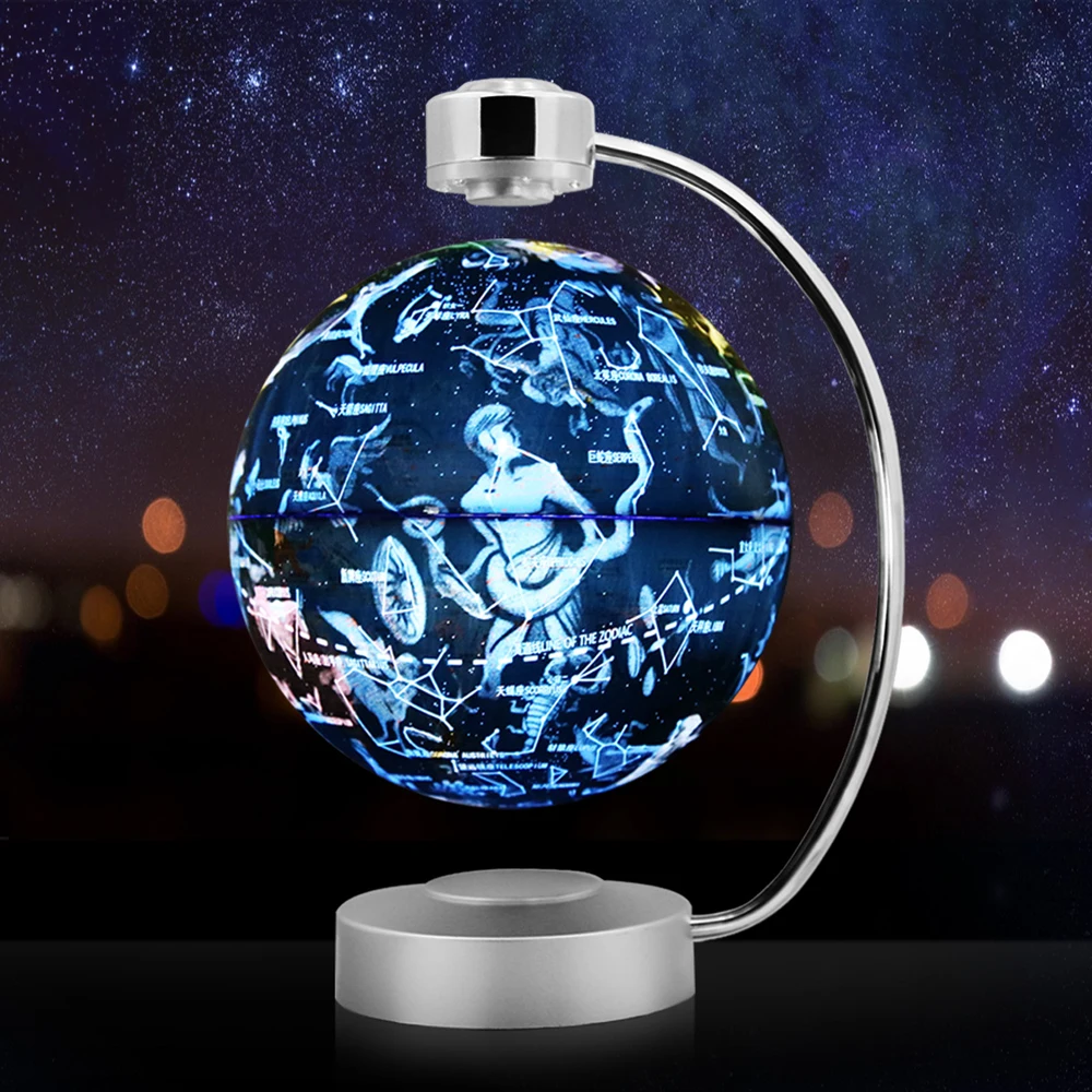 

Creative Suspension LED Night Light Dream Animal Diagram Globe Lamp Home Decoration Gift For Children 8 Inch