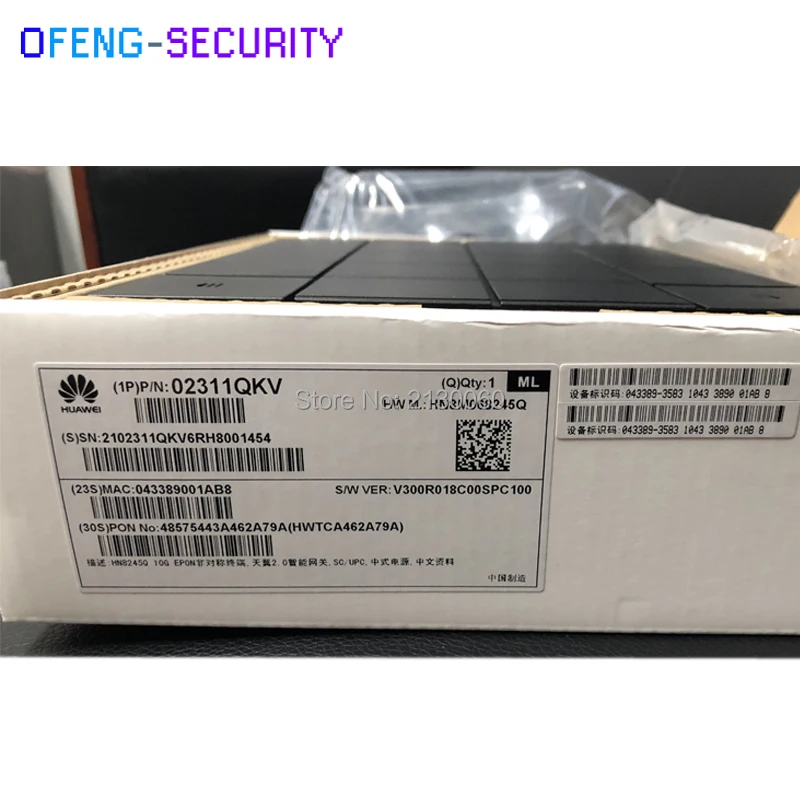 Huawei HN8245Q GPON EPON 10GE ONU ONT 4GE + 2Tel 2USB 2WIFI BBU такой же как оптический сетевой терминал HG8245H