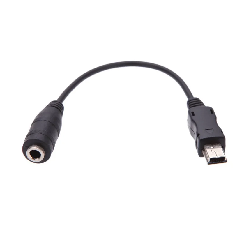 Мини флеш накопитель USB к 3 5 мм Кабельный Шнур для микрофонного адаптера Гоу про HD