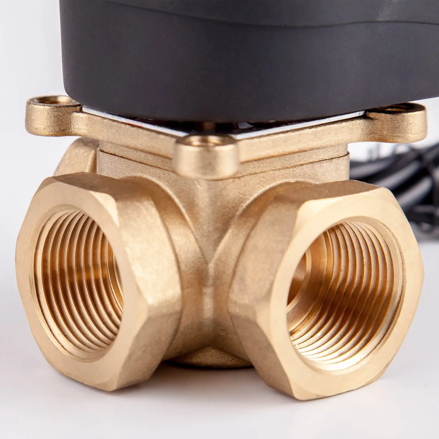 Горячая Распродажа 220V электрический клапан L Тип моторизованный шаровой