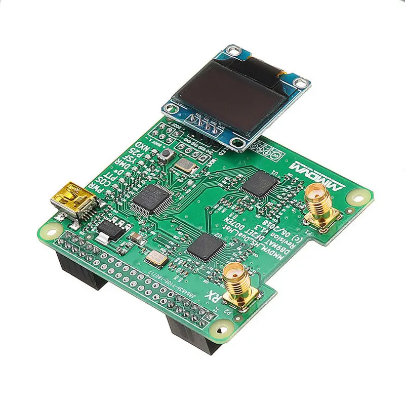 Дуплекс Mmdvm Hotspot Oled Usb поддержка P25 Dmr Ysf для Raspberry Pi + двойная антенна|Адаптеры AC/DC| |