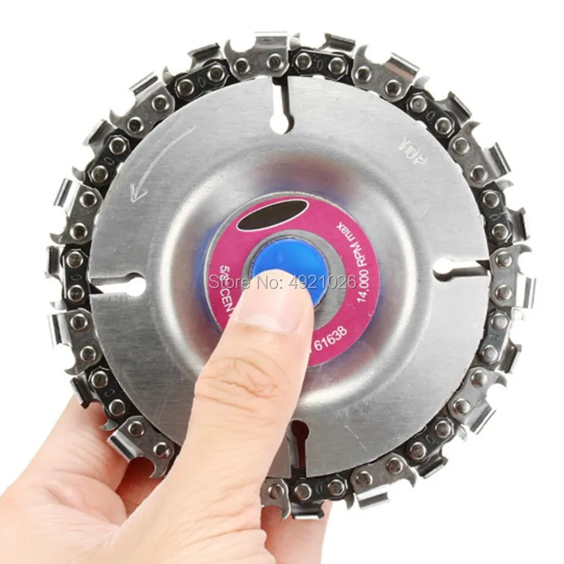 Бесплатная доставка 4-дюймовый шлифовальник диск и цепи 22 зуб четкий вырез набор
