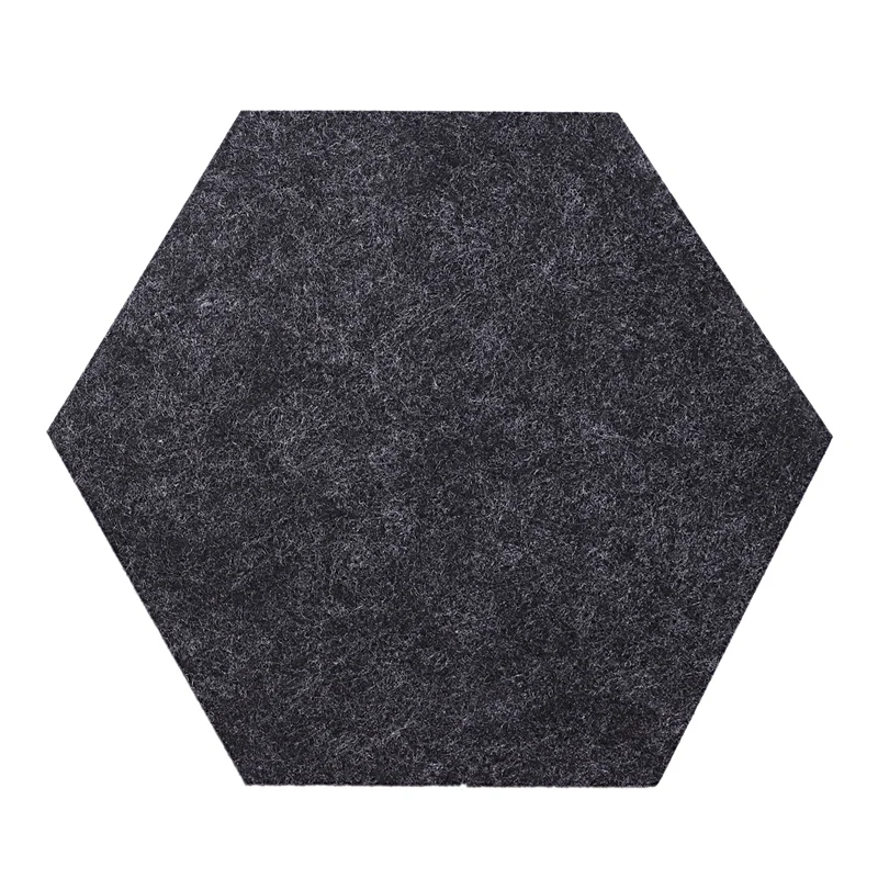 Визуальный пресс упаковка из 6 войлочной ткани шестиугольная чашка коврик