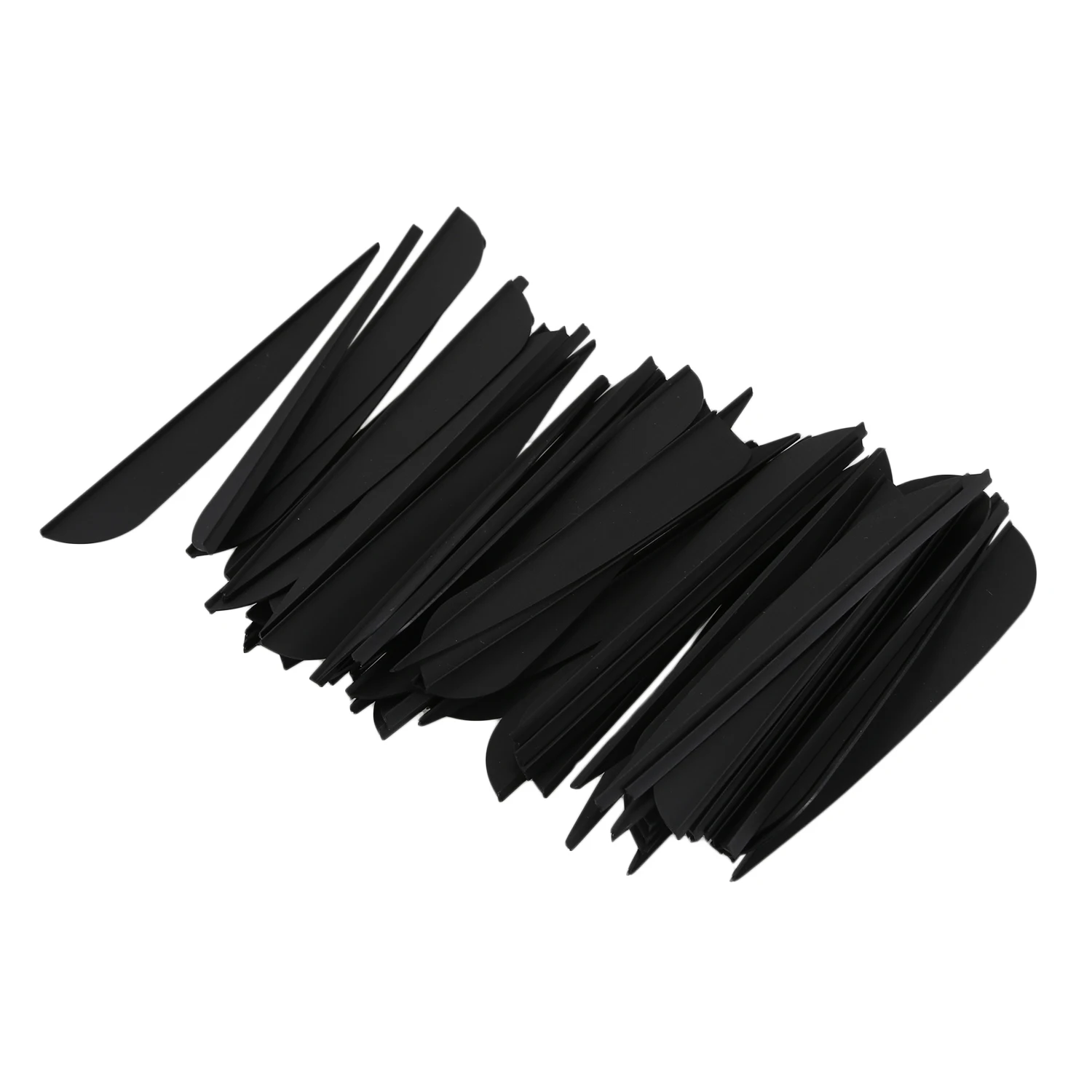 

Arrows Vanes 4 Inch Plastic Feather Fletching for DIY Archery Arrows 50 Pack
