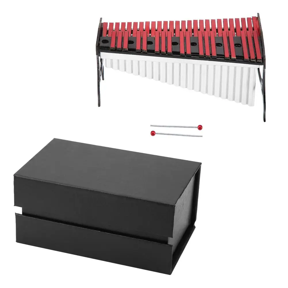 Модные миниатюрные деревянные ксилофон Модель дисплей Мини Музыкальные