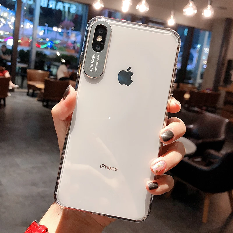 Роскошные акриловые Чехлы для iPhone 6 6S 8 7 Plus чехол телефона прозрачный жесткий с