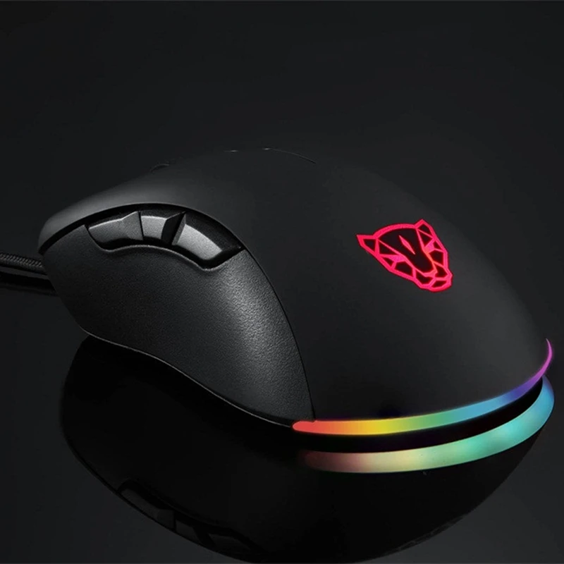 Motospeed V100 Paw3327 Led 6200 точек/дюйм профессиональная для переключения Rgb Esport игровая