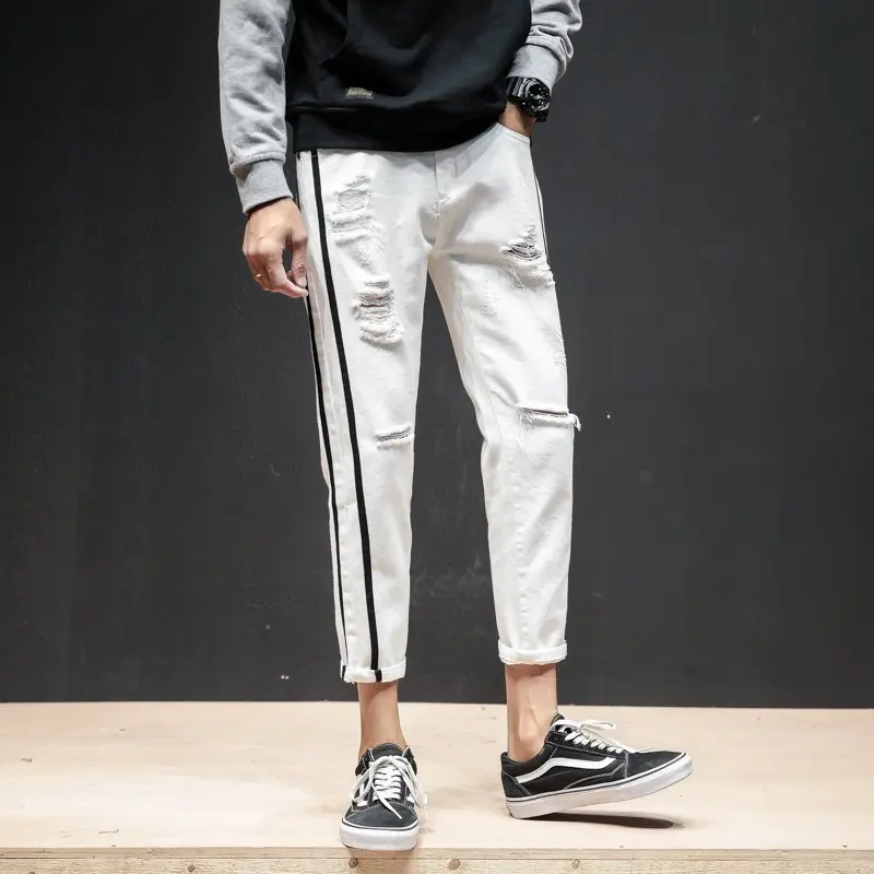 2019 Весна и лето новый корейский моды прилив мужской свободные Высокое