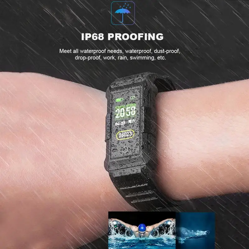 DX800 камуфляжные спортивные Смарт часы водонепроницаемый мониторинг сердечного