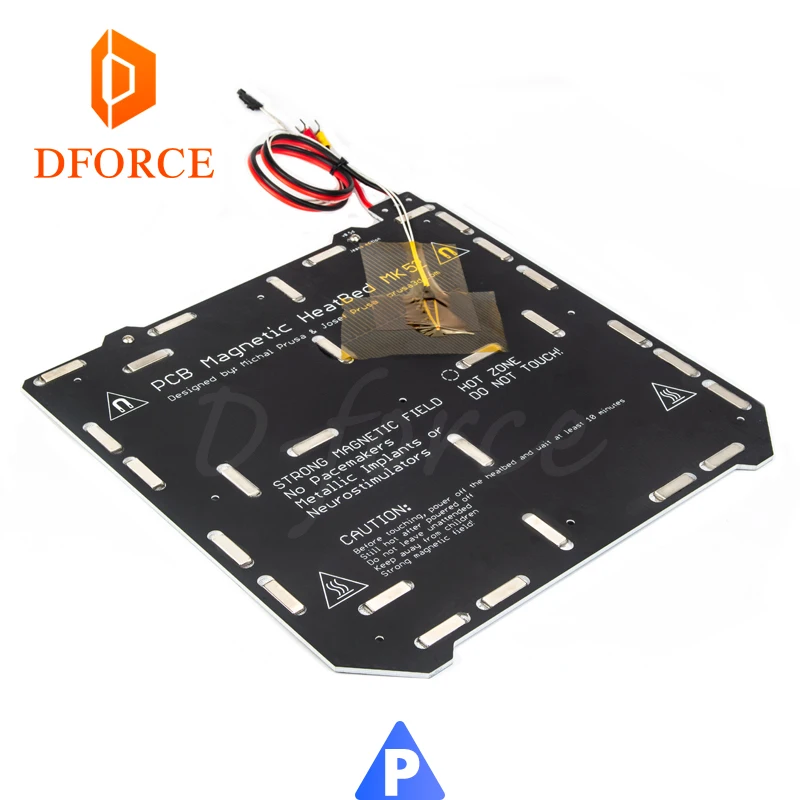 D FORCE PRUSA i3 MK3 MK2/2 5 Mk52 Подогреваемая пружинная стальная пластина|Детали и