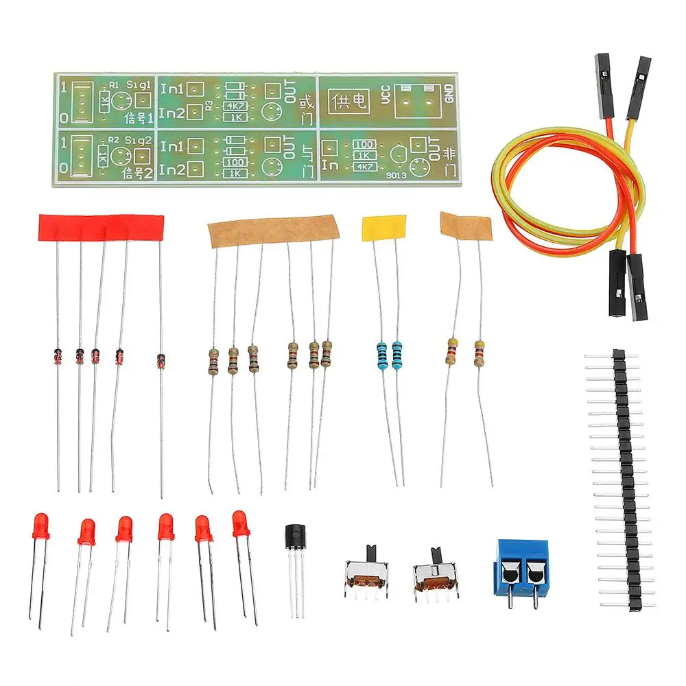 LEORY DIY 1 шт. дискретный элемент ворота цепи комплект цифровой обучения