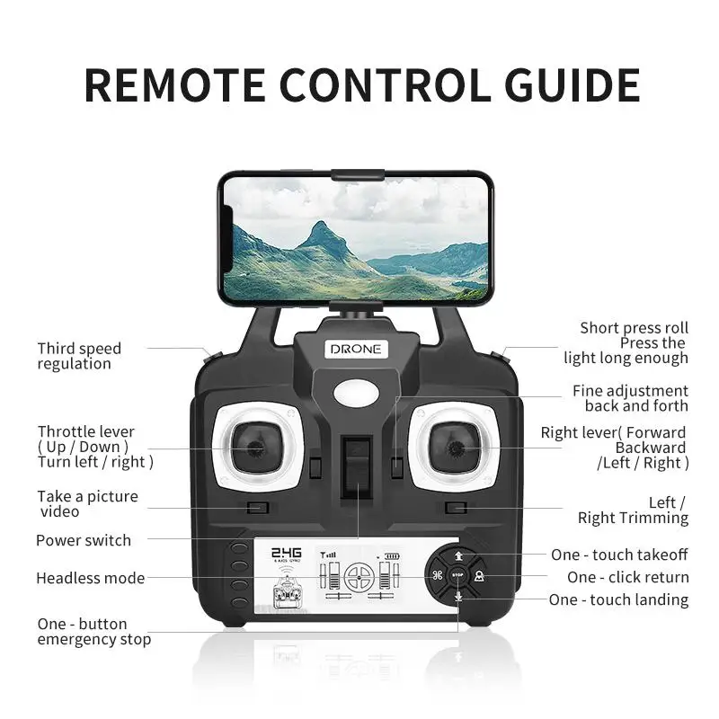 LeadingStar SH5 дрона с дистанционным управлением 2 4G 4CH 6-Axis Gyro 360 градусов Роллинг