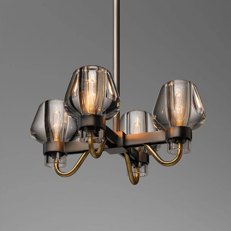K9 Хрустальная люстра Lustre лофт большая Vintag Led гостиная люстры ресторан шнур