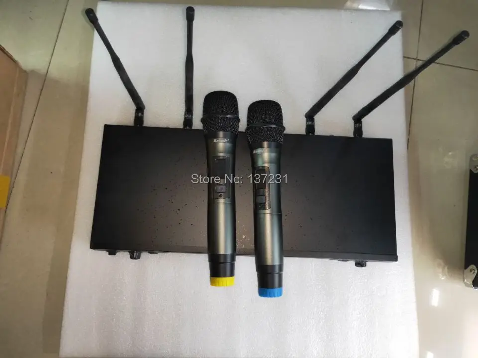 UHF истинное Разнообразие беспроводной микрофон Baomic BM 8500 двойной Ручной для КТВ