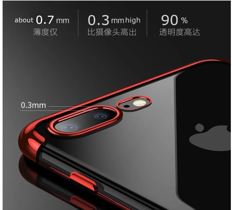 SUREHIN красивый силиконовый чехол для iPhone 8 7 6 6S Plus XS Рождество XR X мягкий прозрачный