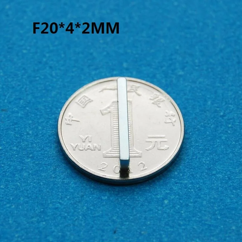 20 шт./лот N35 прямоугольные магниты f 20x4x2 супер сильный мм неодимовый магнит 20*4*2 x 4