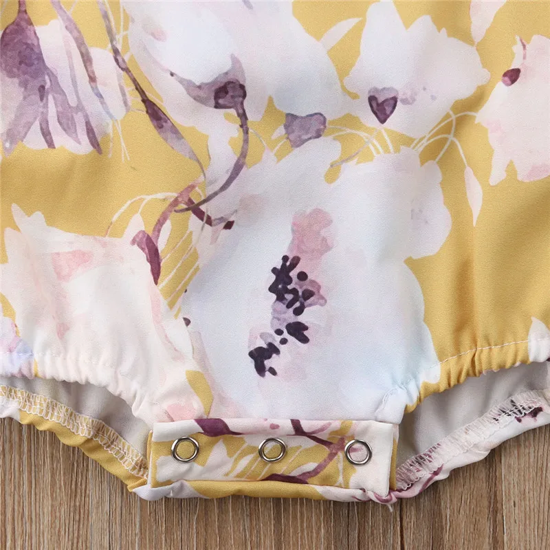 Для маленьких девочек новые летние комбинезон из хлопка без рукавов летний