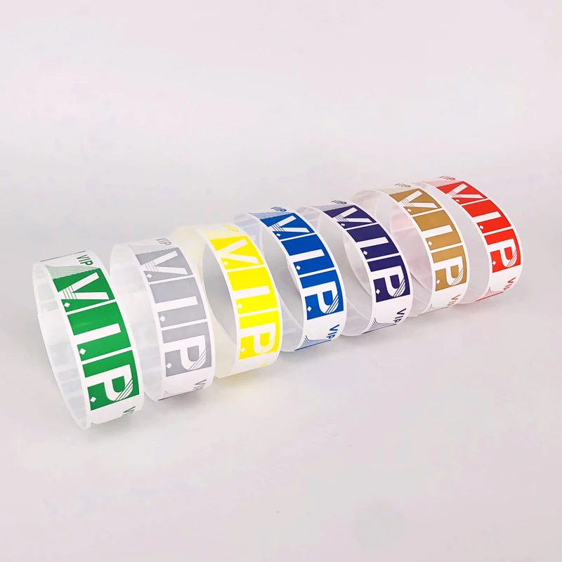 3/4 &quotдюймовый Tyvek браслеты ID для вечеринок VIP tyvek бумага браслет гость табличка на