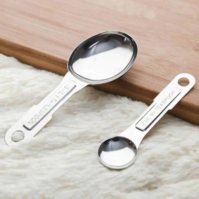 4 шт./компл. из нержавеющей стали Мерная Ложка для чая мера кофе инструменты
