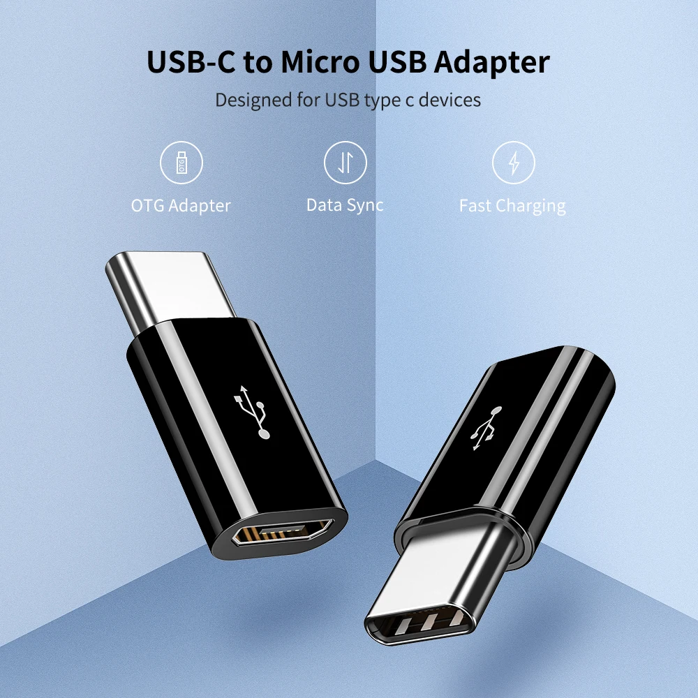 Женский адаптер KISSCASE Type C для Micro USB Xiaomi Huawei MINI портативный Samsung S10 S9 Синхронизация