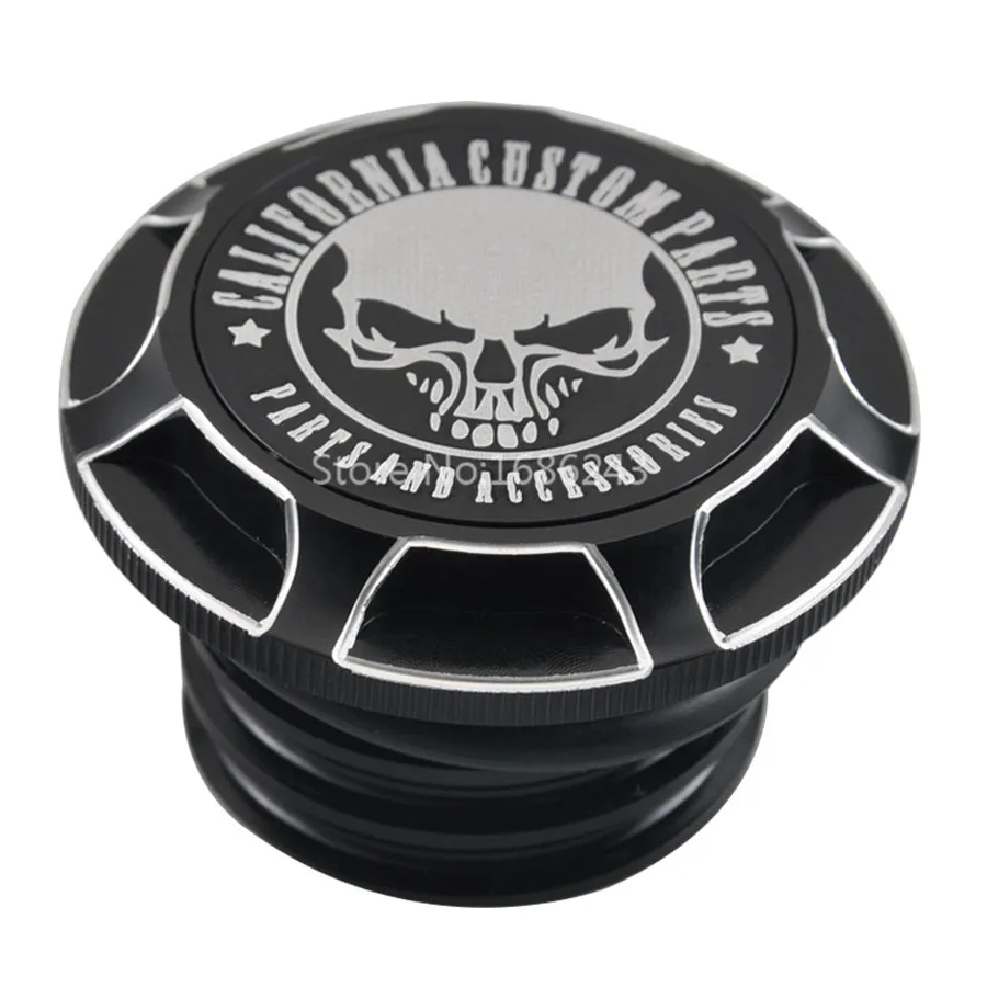 Декоративная масляная Крышка для топливного бака мотоцикла с черепом подходит