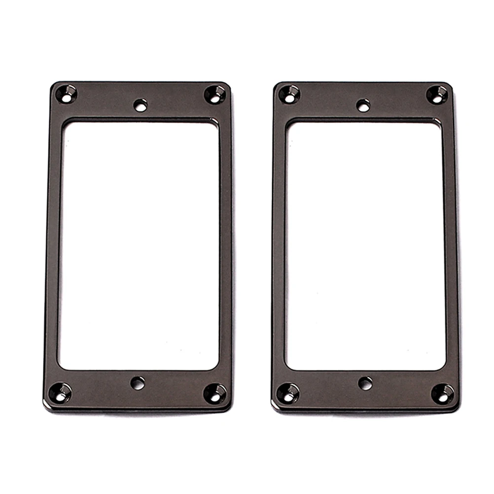 Хромированная плоская металлическая рама Humbucker Монтажные кольца для захвата с