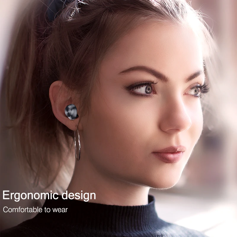 Bluetooth наушники tws V5.0 с сенсорным управлением беспроводные + зарядная коробка Hi Fi