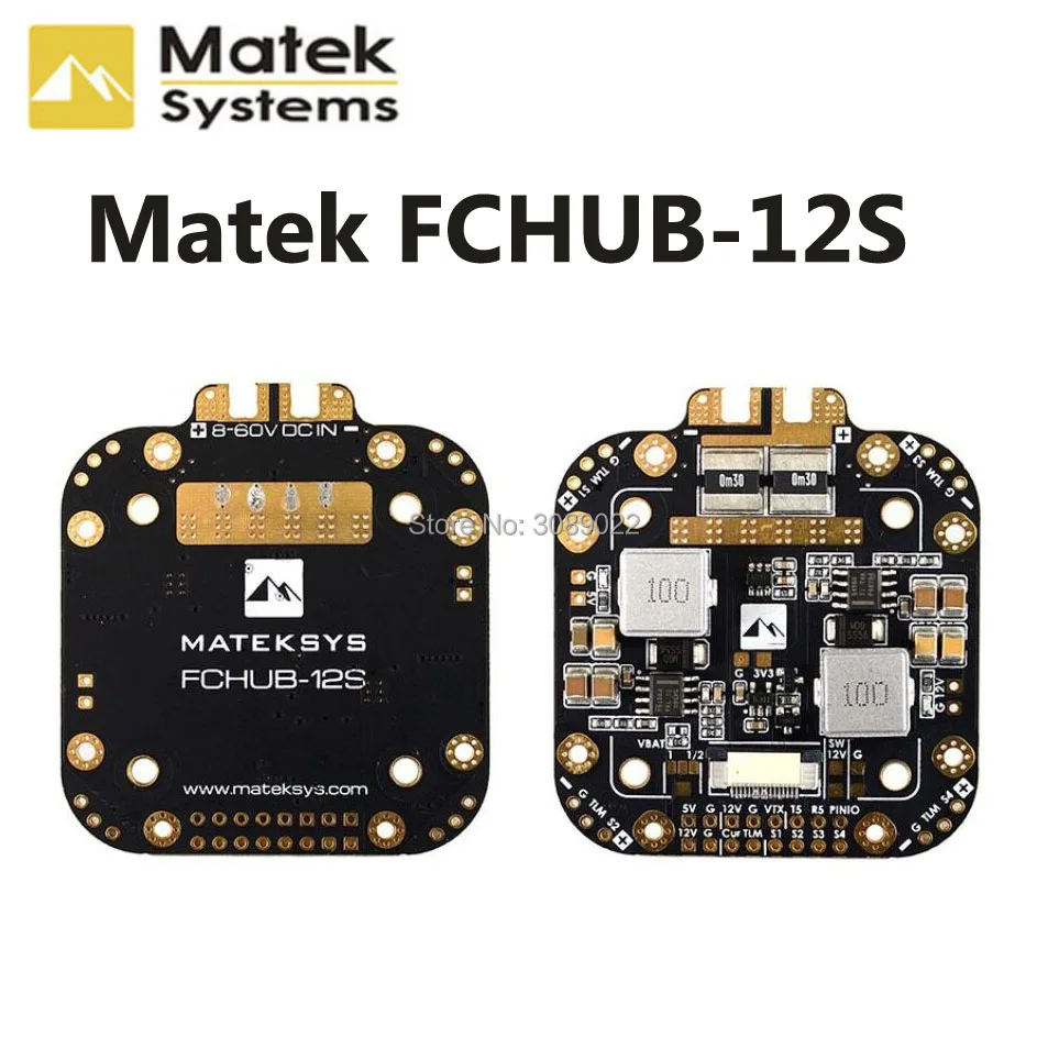 Распределительная плата Matek для XCLASS PDB Hub 8 в и 60 (3 ~ 12 с) встроенный датчик тока 440A