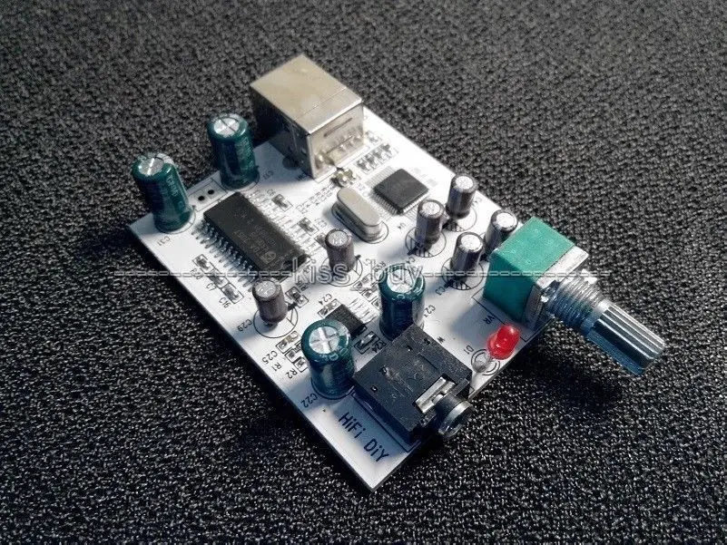 ЦАП Декодер 5 В CM108 + TDA1305T TDA1308 3 мм выход USB Amp звуковая карта|Интегральные схемы| |