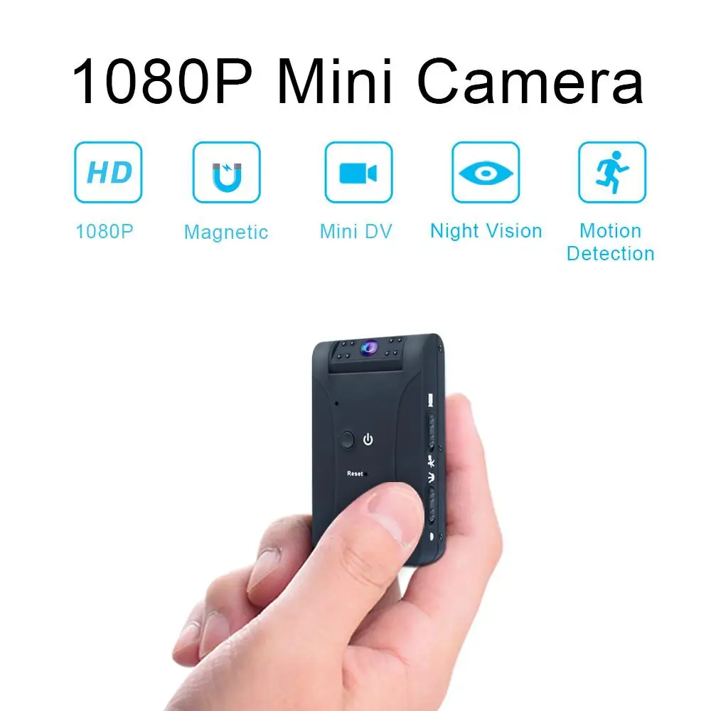 MD90 Mini DV Камара 1080 P Инфракрасный Ночное видение мини видеокамера с 180 градусов