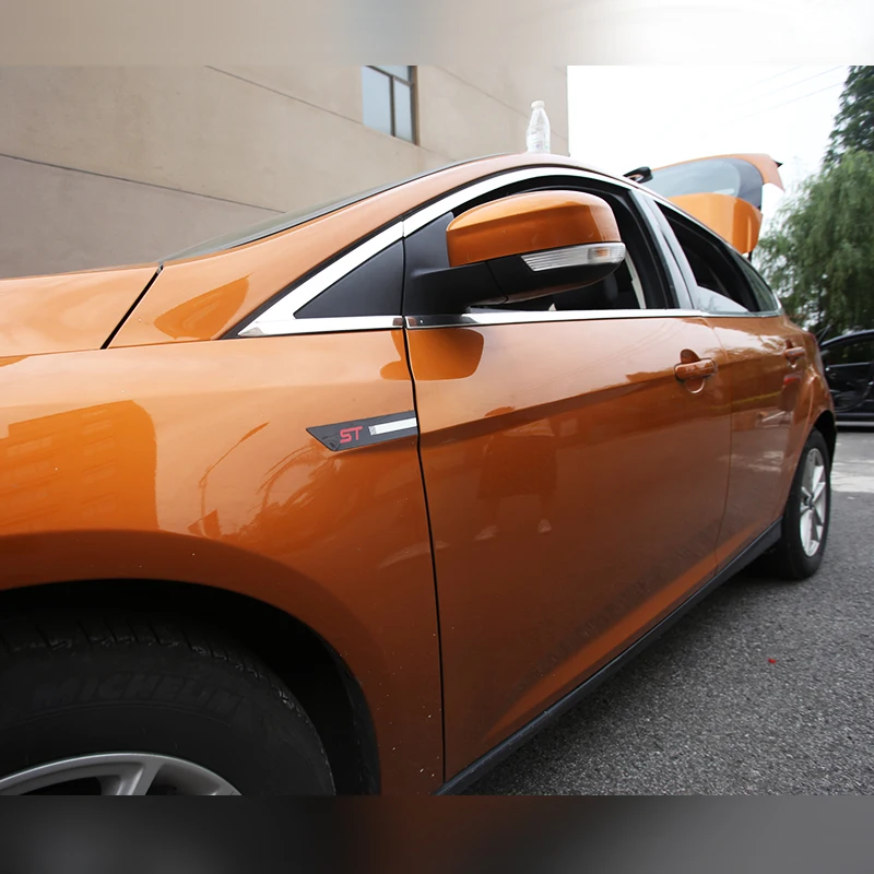 Маленькая сменная наклейка на боковое крыло автомобиля ST для Ford Focus 2 3 4 MK2 MK3 Fiesta