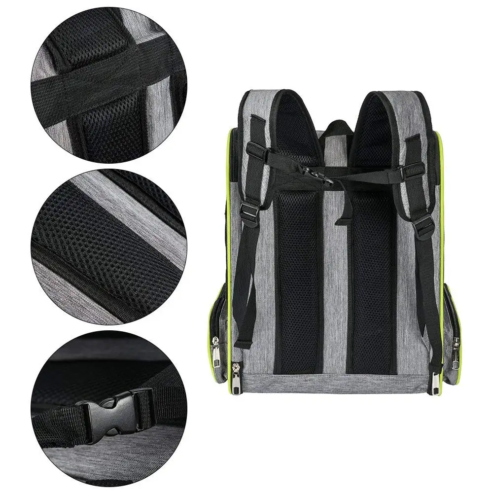 

Pet Carrier Backpack For Small Dogs Or Cats Breathable Mesh Puppy Pack For Travel, Hiking, Walking, Cycling & Outdoor Use