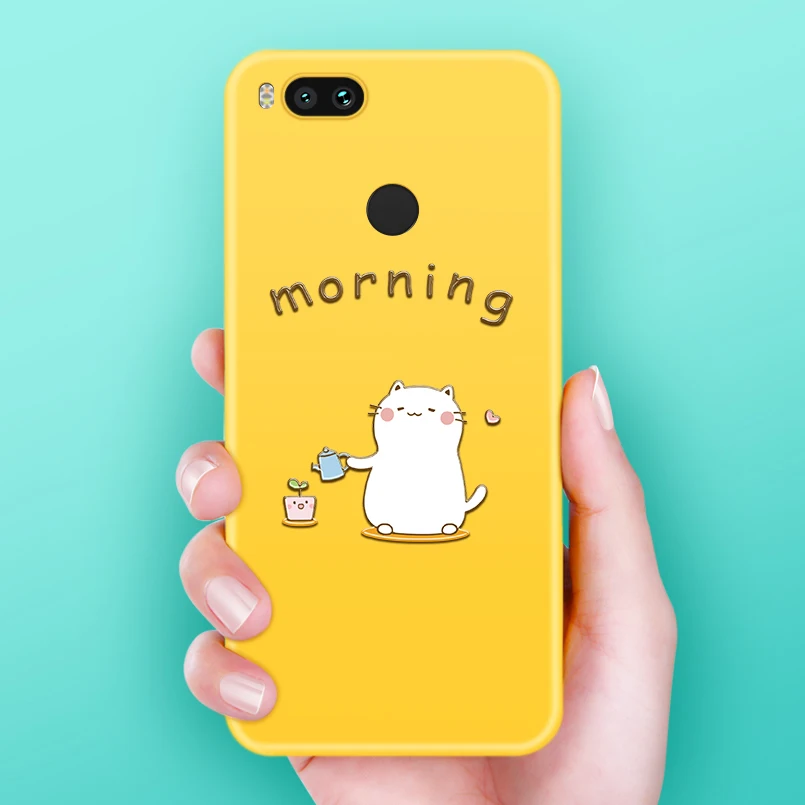 Силиконовый чехол для Xiaomi Mi 8 милый мультяшный Мягкий противоударный A1 A2 Lite Pocophone