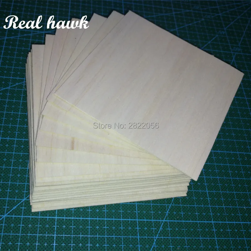 100x100x0 75 мм AAA + Balsa деревянные листы модель дерево для DIY RC деревянный самолет лодка