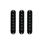 Новые 3 шт. черные ST гитарные чехлы с одной катушкой 48 мм50 мм52 мм для аксессуаров для электрогитары