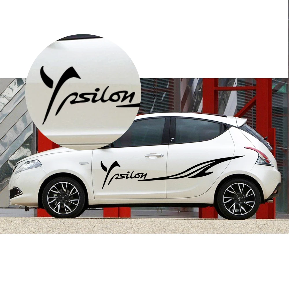 Наклейка на боковой кузов автомобиля LANCIA Ypsilon хэтчбек логотип наклейки сделай