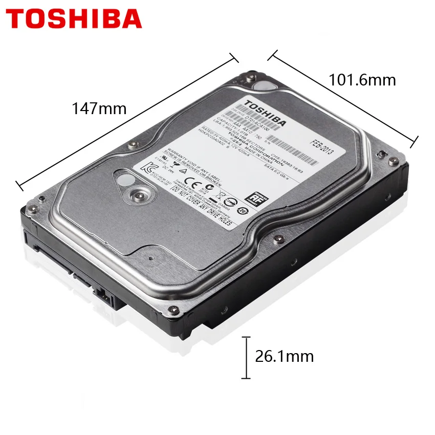 TOSHIBA 1 ТБ жесткий диск видеонаблюдения DVR NVR CCTV монитор HDD HD Внутренний SATA III 6 ГБ/сек.