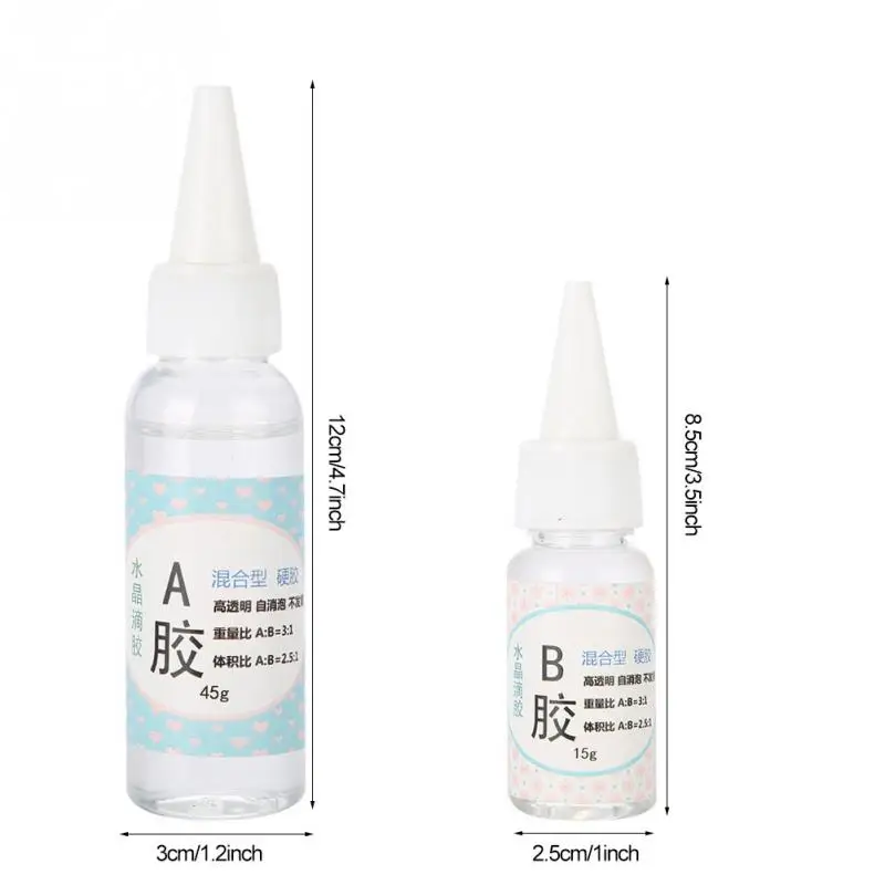 Hot 1Set DIY Transparant Crystal AB Glue Epoxy Resin Jewelry Making Gel | Украшения и аксессуары